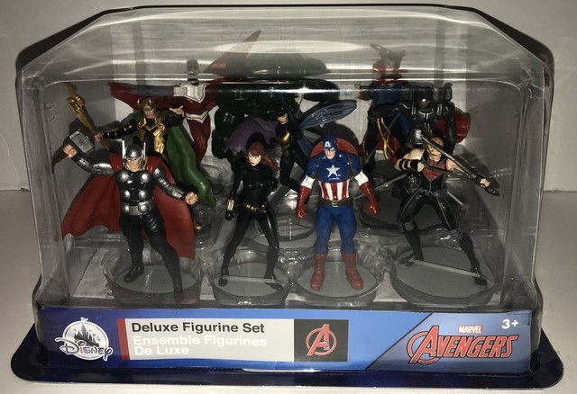 disney store avengers endgame deluxe figurine playset