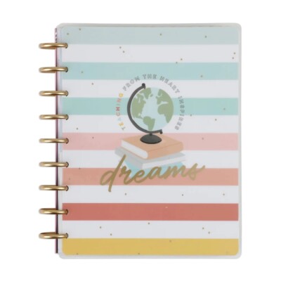 Happy Planner ''KIND TEACHER'' Classic Size UNDATED Teacher Layout 12 Mo. Planner