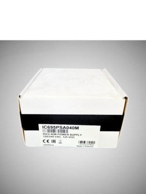 RX3i Genius 40W Power Supply 120/240VAC 125VDC IC695PSA040M (Factory Sealed Box