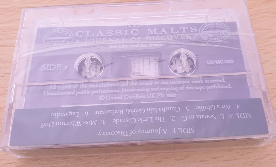 Vintage The Classic Malts A Journey Of Discovery Audio Tape ~ Brand New & Sealed - Image 2 of 2