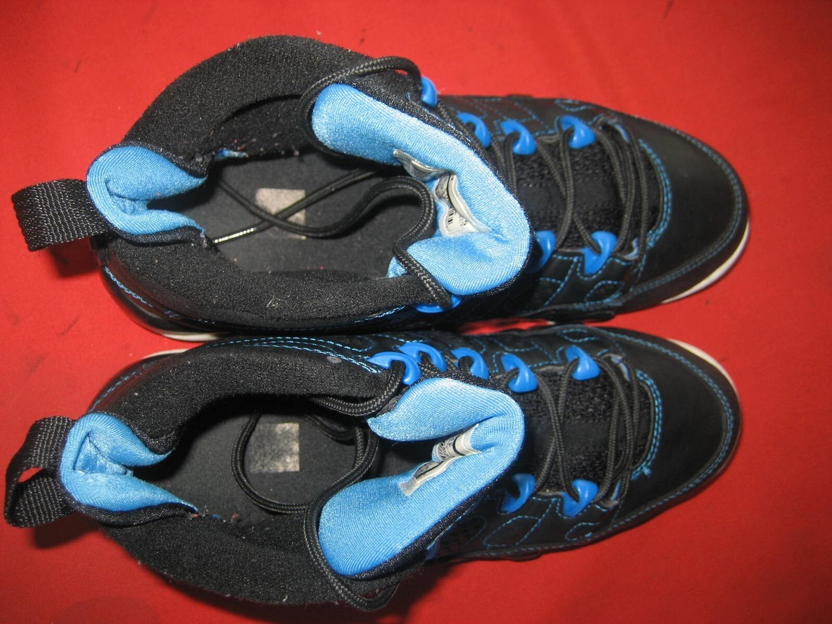 Nike Air Jordan 9 IX BLACK & PHOTO BLUE 302359-007 YOUTH sz 5Y