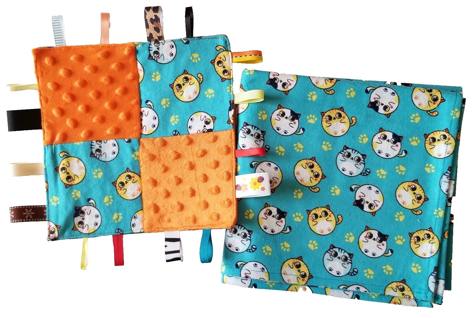 Gatos y gatitos Franela Unisex Ropa de cama de vivero