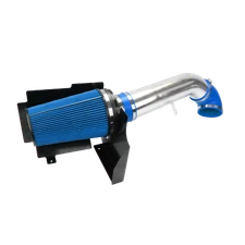 BLUE Cold Air Intake System+Heat Shield for 99-06 GMC/Chevy V8 4.8L/5.3L/6.0L
