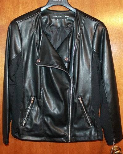 BLACK RIVET Plus 1X MOTO JACKET (black 