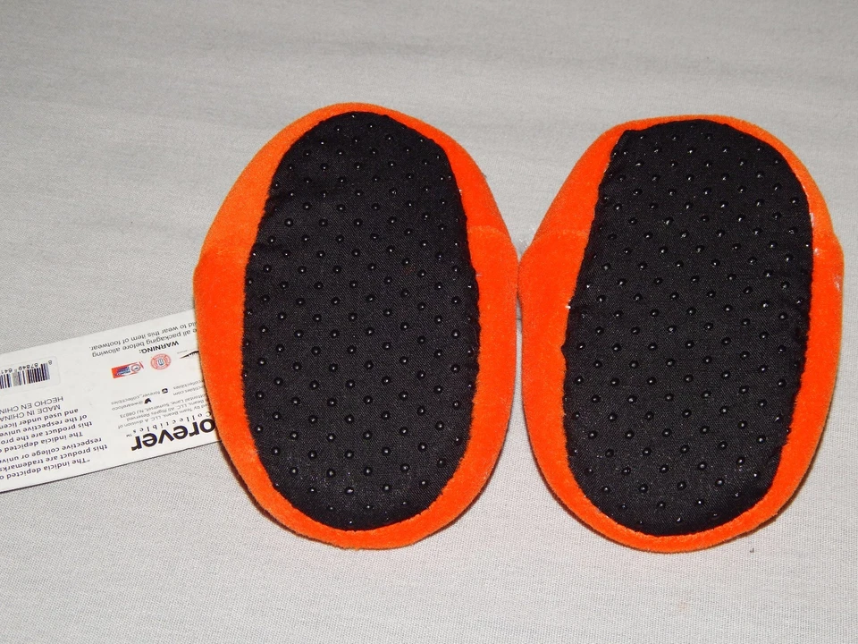 Clemson Tigers Baby Booties Orange Size 0-3 3-6 6-9 12-24 Months Slippers Shoes - Image 3 of 4