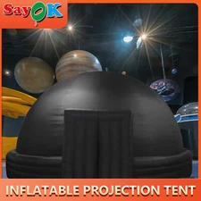 NEW Portable Inflatable Planetarium Projection Dome Tent School PVC Floor Mat