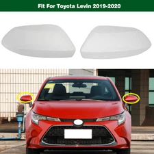 2Pcs Door Side Rear View Wing Mirror Cover Caps Trim For Toyota Levin 2019-2020