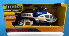 Tonka Rescue Force White and Blue Helicopter w/Lights & Sound