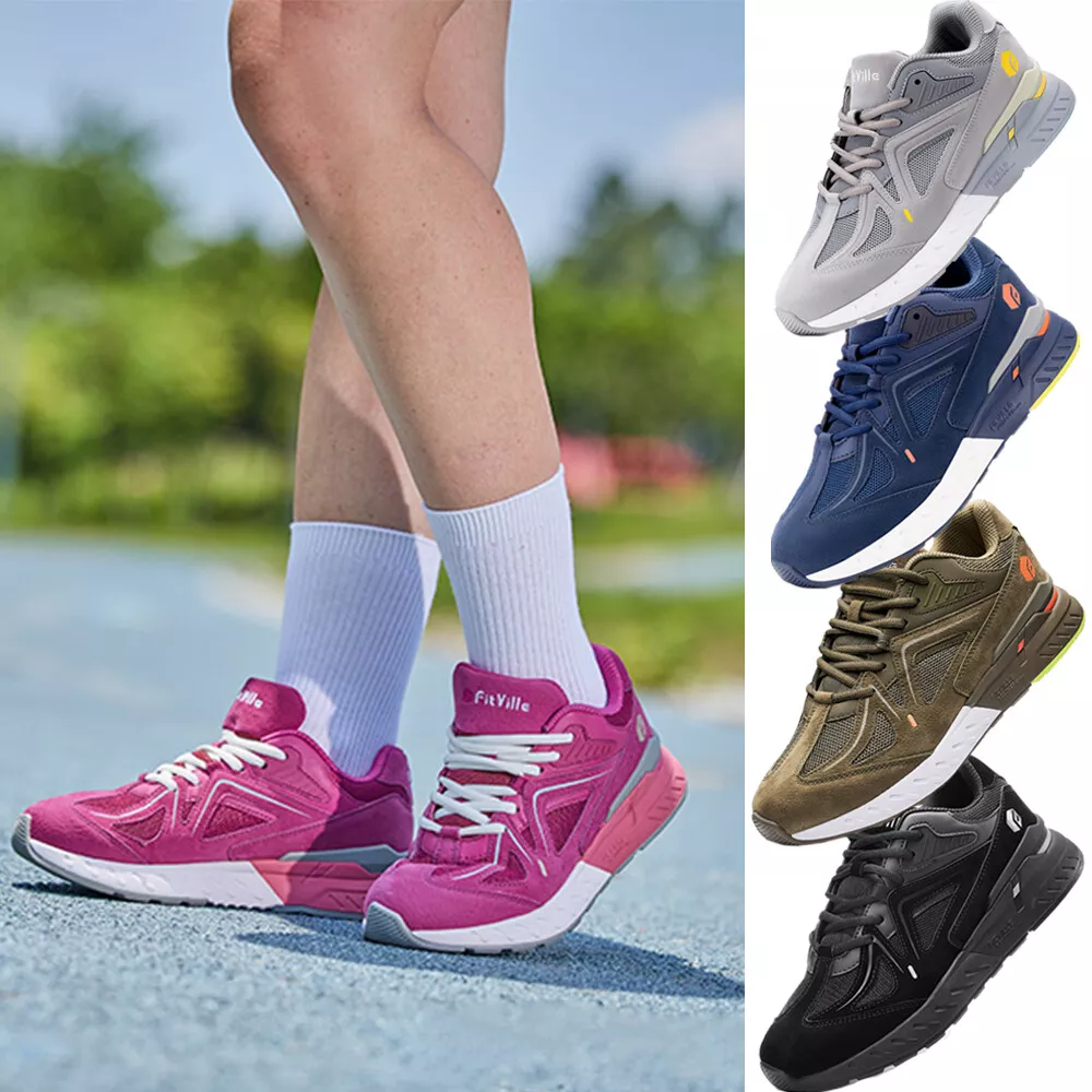 FitVille Women s Extra Wide Walking Shoes Arch Support Comfort Casual Sneakers