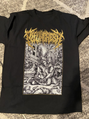 PeelingFlesh Gift For Friends Black T-Shirt Cotton All Size