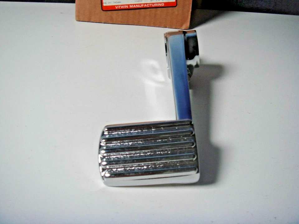 Pedal de freio Harley XL Sportster 1000 cromado 1975-1976 42420-75 V-Twin 23-0400 E3 - Imagem 2 de 4