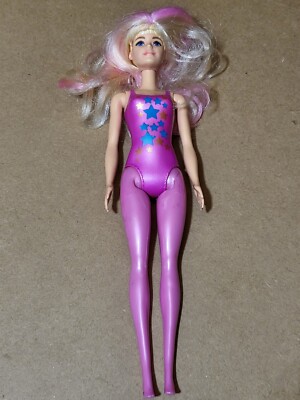 Water Play or other Barbie Doll  Beach Swimsuit wig hair C201B
