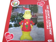 Disney Christmas Dr. Seuss The Grinch AirBlown Inflatable 4 FT Tall New