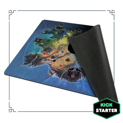 Lords of Ragnarok Awaken Realms Playmat Game Board Mat Kickstarter  New & Sealed