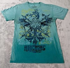 Archaic Affliction T-shirt Mens L Tie Dye Biker Skater Y2K Made in USA READ