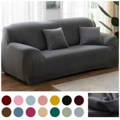 HABO Elastischer Sofabezug L-Form 1 4 Sitzer Couchbezug Stuhlschutz