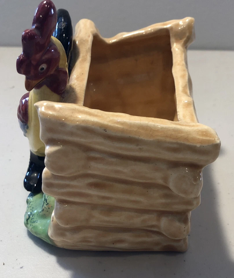 Rooster Mini 4.5”  Window Planter Pot Box Mid Century - Image 2 of 4