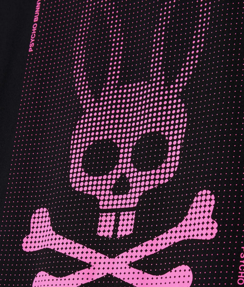 NEW* Men Psycho Bunny MAXWELL SPORT Graphic tee BLACK / PINK
