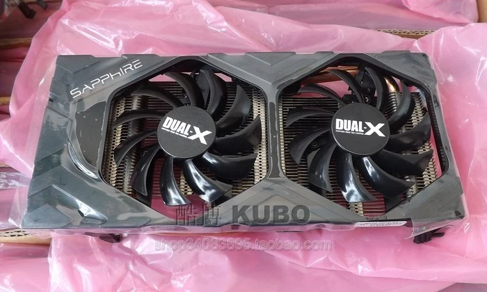 Sapphire 7850 Platinum Edition 2G R9 370 2 heat pipe 53mm VGA cooler FD7010H12S - Image 2 of 4