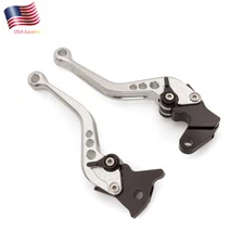 For Raptor YFM 125 R 2001-2008 ATV CNC Brake Clutch Levers Short Motorcycle Set