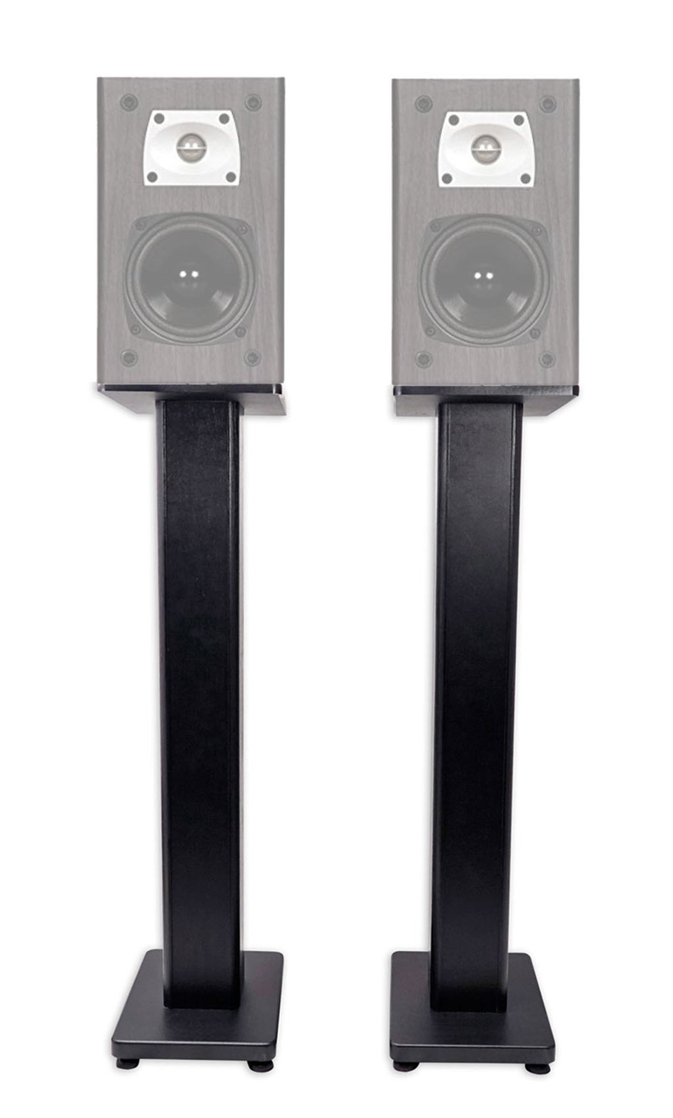 Pair 28" Bookshelf Speaker Stands For Theater Solutions B1 B