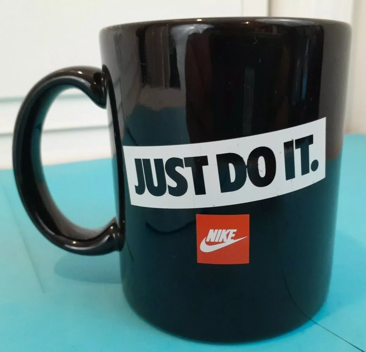 Nike Just Do It. Coffee Cup Mug Nike Swoosh Shoes Apparel Basketball Jordan Tea