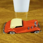 Hot Wheels Vintage Mercedes 540K Red Malaysia WW Whitewall 1982 1937