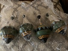 katherine's collection Christmas ornament Spin Top Lot of 4 