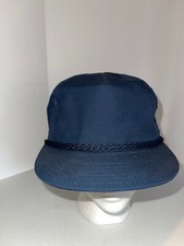 NEW Vintage Solid Blue Trucker Hat SafeCo Made In USA N22