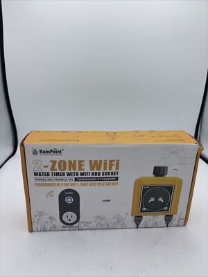 RAINPOINT Sprinkler Timer, WiFi Hose Timer, Smart Water Timer for Garden