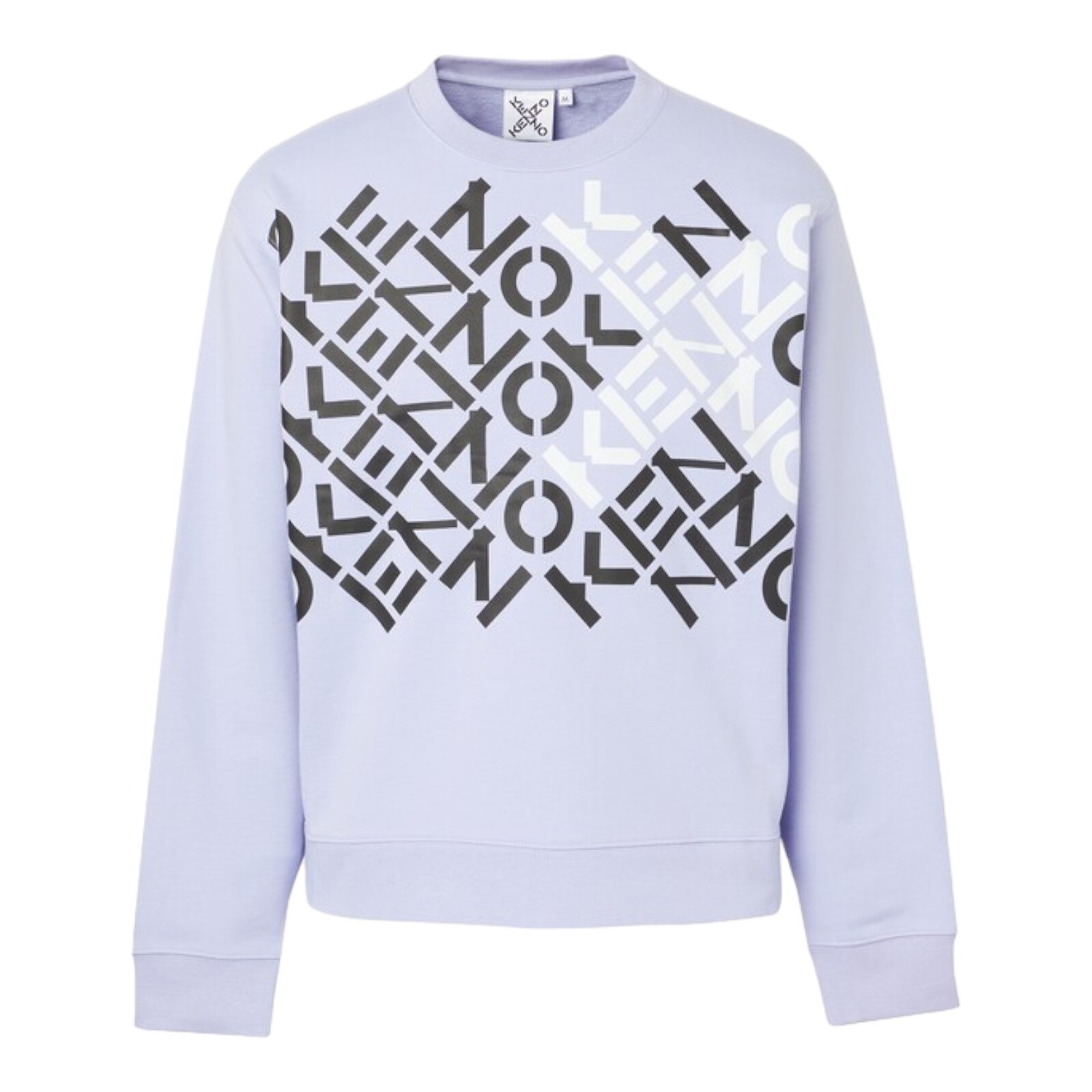 Мужская спортивная толстовка с монограммой Kenzo FC55SW0324MS лавандового цвета - АБСОЛЮТНО НОВАЯ С БИРКОЙ 36290₽