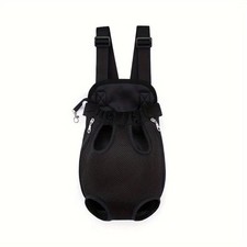 Pet Dog Carrier Backpack, Portable Breathable Mesh Chest Carrier, Polyester W...