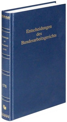 Entscheidungen des Bundesarbeitsgerichts (BAGE 176) | Buch | Deutsch (2023)