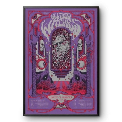 All Them Witches House Of Mirrors Tour 2026 Poster