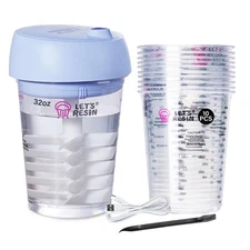 Auto Resin Mixer, Hands-Free Easy Clean Epoxy Mixer, Electric Stirrer for 24F...