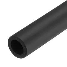 2pcs Pipe Insulation Foam Tube 20mm ID 30mm OD 20" Heat Preservation,Black