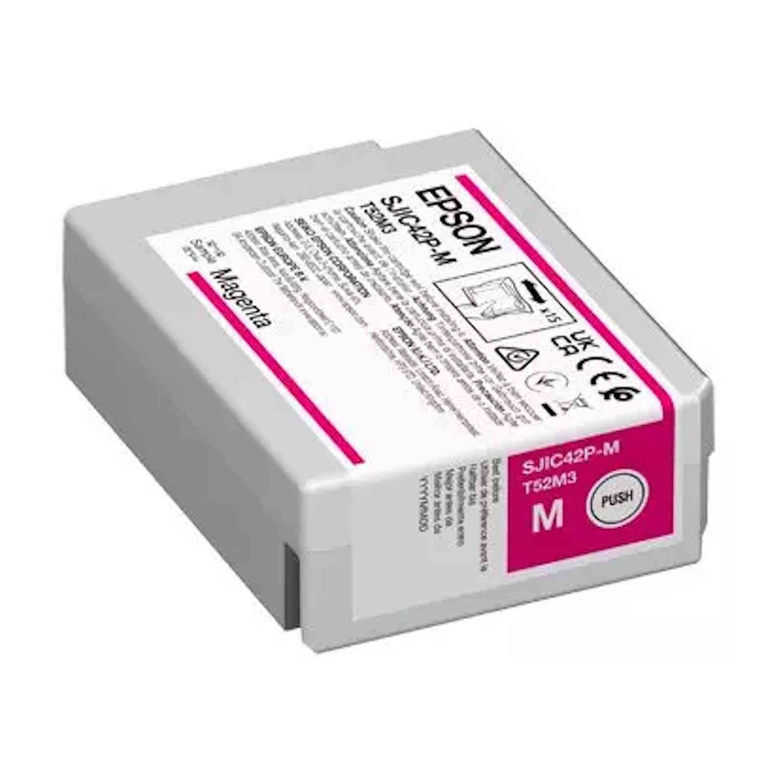 Original Epson SJIC42P-M Magenta Ink Cartridge (C13T52M340)