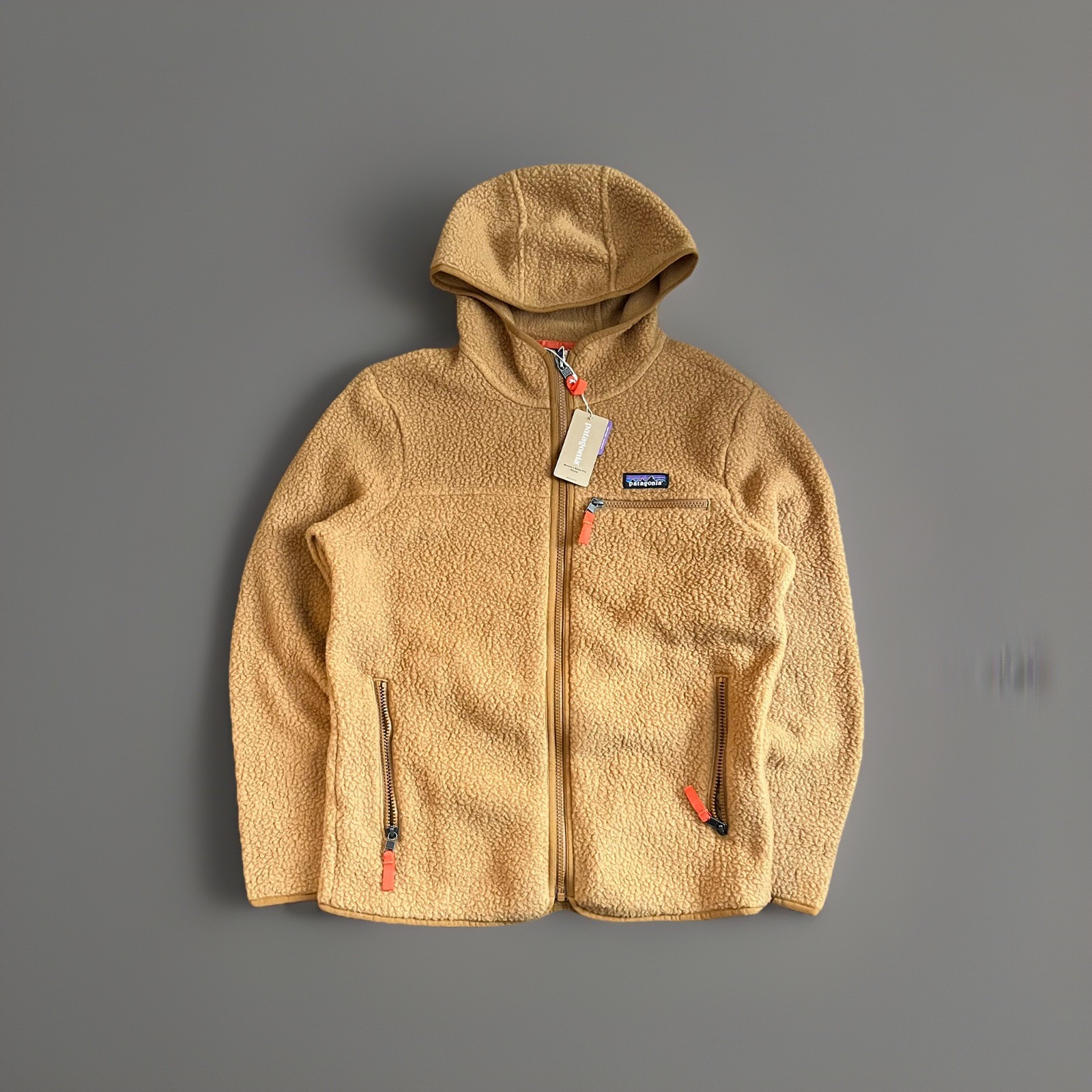 NWT Patagonia Women's Retro Pile Fleece Jacket Size Small Nest Brown READ