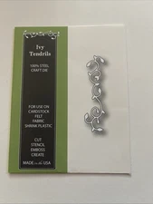 Poppy Stamp Ivy TenDrills Steel Dry Cut Style 822