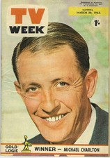TV WEEK (Victoria) March 30 1963 LOGIES MICHAEL CHARLTON