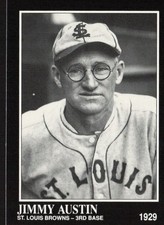 Jimmy Austin 1991 Conlon Collection TSN #236 St. Louis Browns