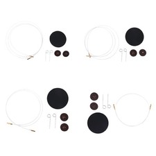 Interchangeable Knitting Needle Cable End Caps Connector Kit DIY Weaving Craft