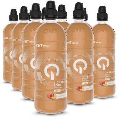 QNT L-Carnitine 2000 Drink, 12 x 700 ml Flasche (inkl. 3,- Euro Pfand), Ice Tea