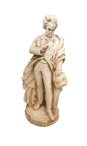 Young Beethoven Standing 24” Statue Fiberglass Risen Indoors/Outdoors Sculpture