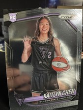 2025 Panini Prizm WNBA #143 Kaitlyn Chen Rookie RC Photo Variation Valkyries KC1