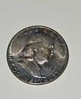 1951 FRANKLIN HALF DOLLAR - UNIQUE TONING    Purpilish on front