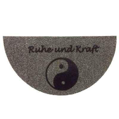 Türmatte - Fussmatte Ruhe und Kraft halbrund Fußabstreifer Türvorleger