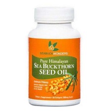 Sea Buckthorn Seed Oil 60 Softgels 500 Mg