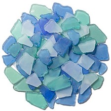 40oz Sea Glass Pieces for Crafts Tumbled Decor for DIY, Weddings, Home