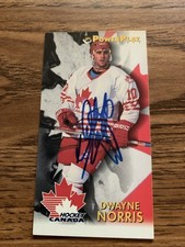 Nhl Hockey Team Canada Newfoundland Dwayne Norris Auto